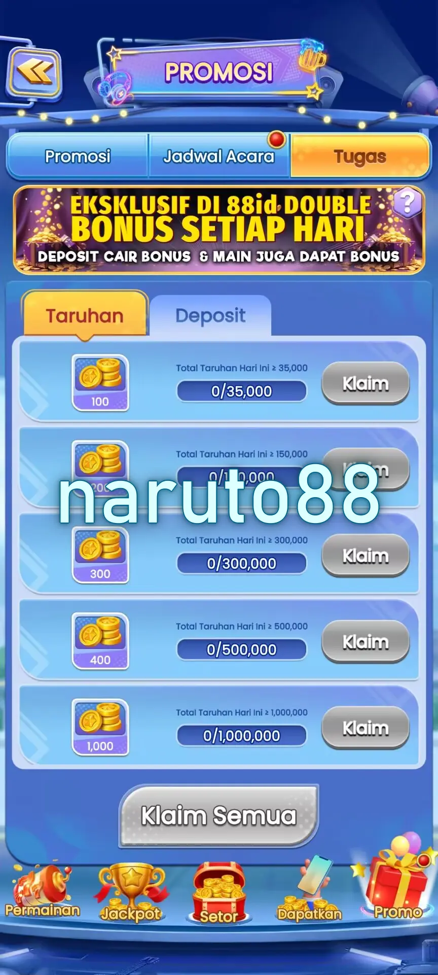naruto88 Tangkapan Layar Resmi APK